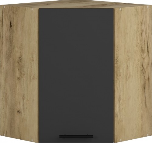 Halmar VENTO GN-60/72 corner top cabinet, color: craft oak/antracite image 1