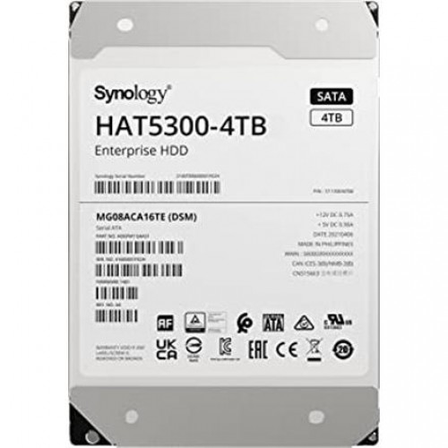 Synology Hard Drive 	HAT5300-4T 7200 RPM, 4000 GB image 1