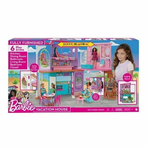 Leļļu Māja Mattel Barbie Malibu House 2022 image 1