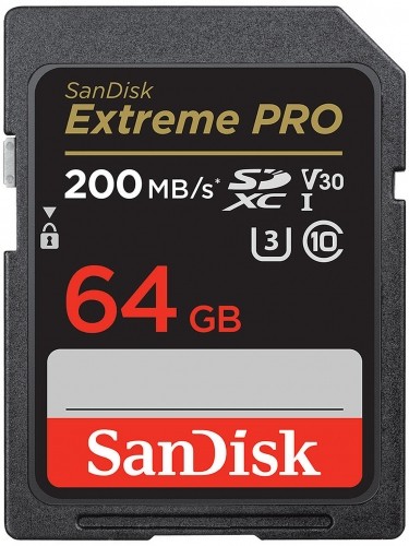 Sandisk memory card SDXC 64GB Extreme Pro image 1