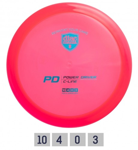 Discgolf DISCMANIA Distance Driver C-LINE PD Pink 10/4/0/3 image 1