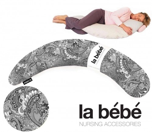La Bebe™ Moon Maternity Pillow Art.22070 Oriental spilvens grūtniecēm ar sintepona pildījums (īpaši mīksts un kluss pildījums)195cm image 1