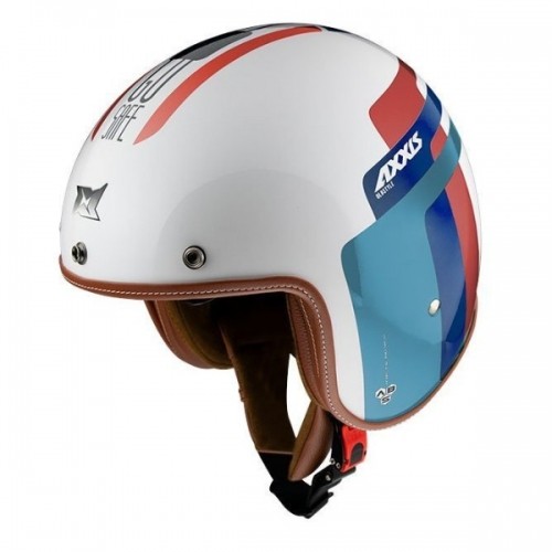 Axxis Helmets, S.a. Hornet SV Old Style (L) A7 PearlBlue ķivere image 1