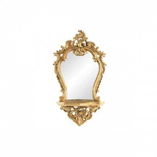 Sienas spogulis DKD Home Decor spogulis Bronza Sveķi (38 x 13 x 68 cm) image 1