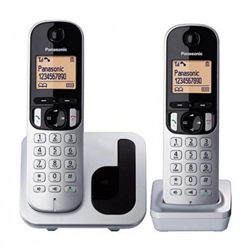 Беспроводный телефон Panasonic Corp. DUO KX-TGC212SPS (2 pcs) Чёрный/Серебристый image 1
