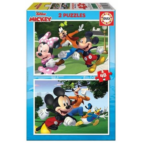 Puzle un domino komplekts Educa Disney Junior Mickey (48 pcs) image 1