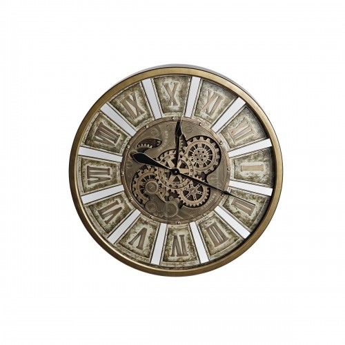 Настенное часы DKD Home Decor Шестерни Позолоченный Железо (72 x 8,5 x 72 cm) image 1