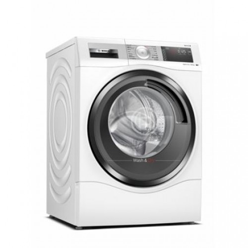 Bosch Washing Machine WDU8H542SN Energy efficiency class A, Front loading, Washing capacity 10 kg, 1400 RPM, Depth 62 cm, Width 60 cm, Display, LED, Drying system, Drying capacity 6 kg, Steam function, White image 1