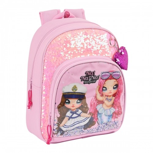 Школьный рюкзак Na!Na!Na! Surprise Sparkles Розовый (28 x 34 x 10 cm) image 1