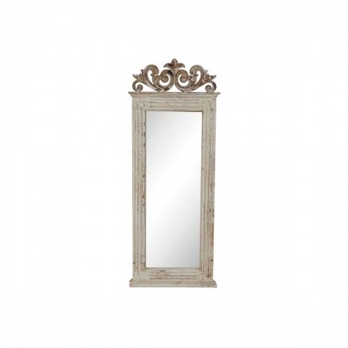 Sienas spogulis DKD Home Decor Koks Balts Tradicionāls (47 x 6.5 x 119 cm) image 1