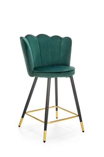 Halmar H106 bar stool, color: dark green image 1