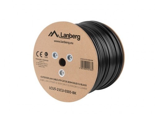 Lanberg Cable UTP Cat.5E CU 305 m wire outdoor image 1