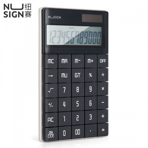 Galda kalkulators Deli NS041, melns image 1