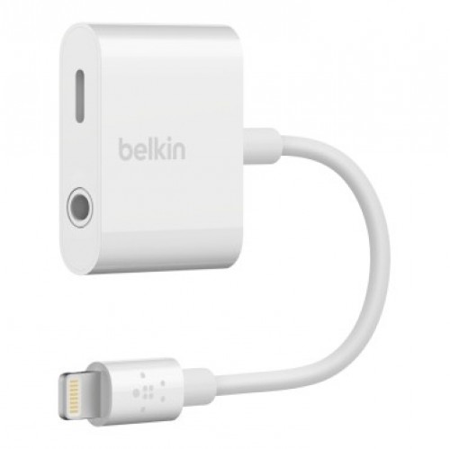 Belkin Adapter Lightning for miniJack/Lightning 0,15m white image 1
