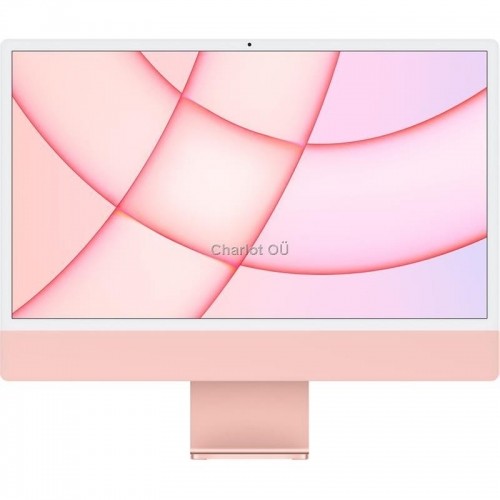 Apple iMac Desktop PC, AIO, Apple M1, 24 ", Internal memory 8 GB, SSD 512 GB, Apple M1 8-Core GPU, No optical drive, Keyboard language Swedish, MacOS Big Sur, Pink, 4.5K, Retina image 1