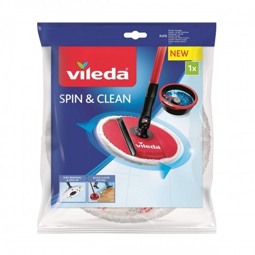 Attīrošās mazgājamās slotas atkārtotas uzpildes komplekts Vileda Spin & Clean Grīda image 1