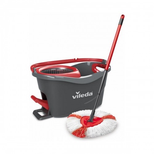 Mop with Bucket Vileda Turbo Easywriting & Clean polipropilēns image 1
