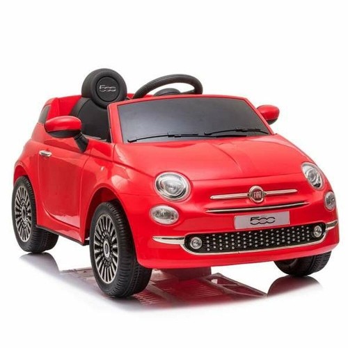 Bigbuy Fun Bērnu elektriskā automašīna Fiat 500 30W 113 x 67,5 x 53 cm MP3 Sarkans 6 V Ar pults kontroli image 1