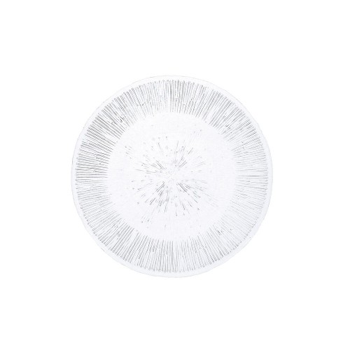 Плоская тарелка Quid Lonja Прозрачный Cтекло (Ø 21 cm) (Pack 6x) image 1
