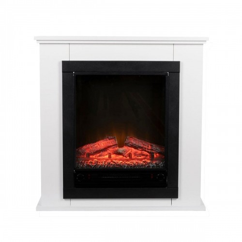Настенный декоративный электрический камин Classic Fire Geneva Черный/Белый 1800 W image 1