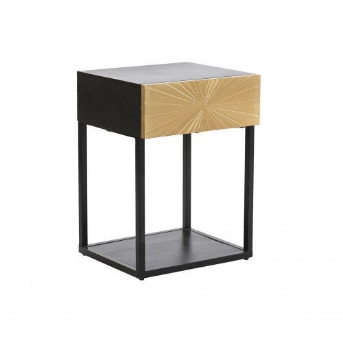 Ночной столик DKD Home Decor Позолоченный Металл Деревянный (35 x 40 x 55 cm) image 1