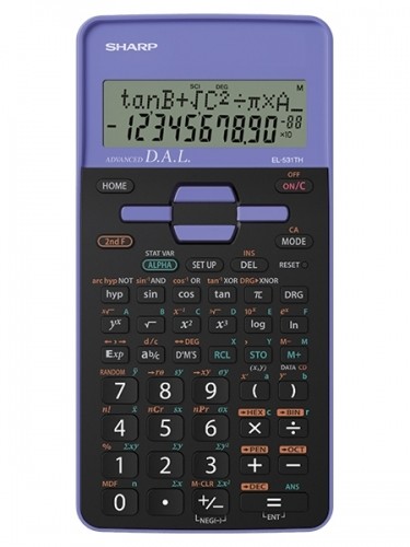 Школьный калькулятор Sharp SH-EL531THBVL, лиловый image 1