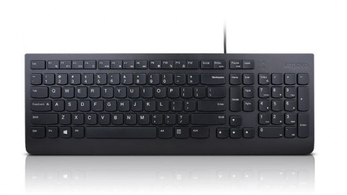 Lenovo  
         
       Essential Wired Keyboard - US Euro Black image 1