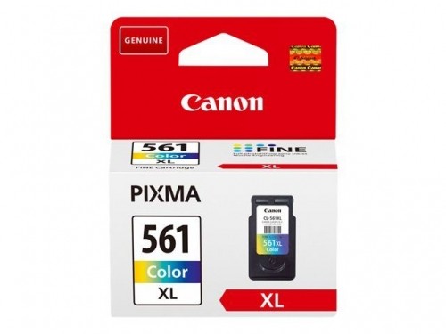 Canon  
         
       CL-561XL Ink Cartridge, Cyan, Magenta, Yellow image 1