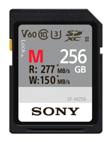 Sony  
         
       Atminties kortelė  SDXC Professional 256GB Class 10 UHS-II image 1