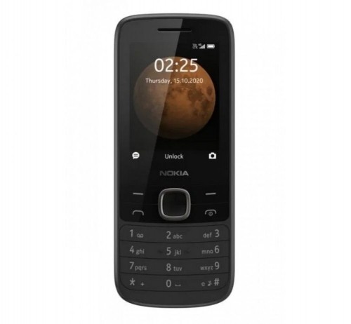 Nokia  
         
       225 4G TA-1316 Black, 2.4 ", TFT, 240 x 320 pixels, 64 MB, 128 MB, Dual SIM, Nano-SIM, 3G, Bluetooth, 5.0, USB version MicroUSB, Built-in camera, Main camera 0.3 MP, 1150 mAh image 1