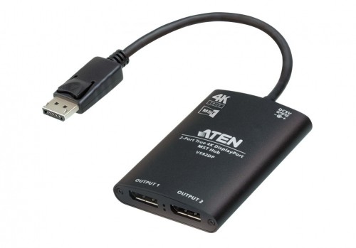 Aten  
         
       DisplayPort to 2 DisplayPort VS92DP-AT Black image 1