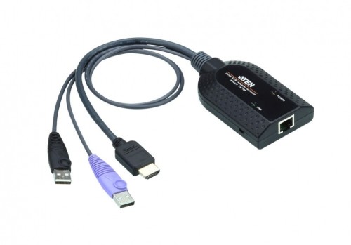 Aten  
         
       USB HDMI Virtual Media KVM Adapter Cable (Support Smart Card Reader and Audio De-Embedder) image 1