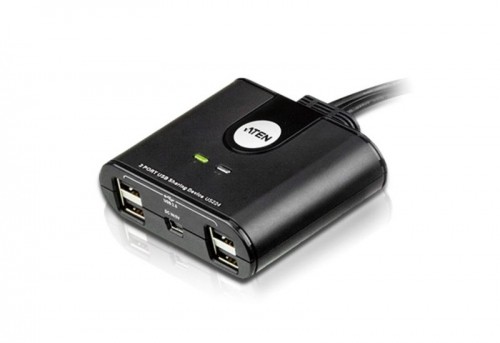 Aten  
         
       2-Port USB 2.0 Peripheral Sharing Device image 1