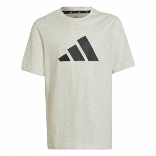 Krekls ar Īsām Piedurknēm Bērniem Adidas Future Icons Pelēks image 1