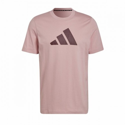Vīriešu Krekls ar Īsām Piedurknēm Adidas Future Icons Gaiši Rozā image 1