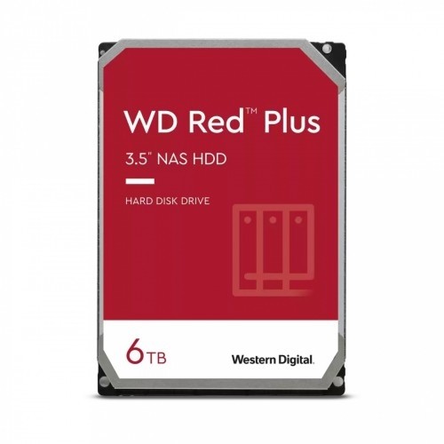 Western Digital Drive 3,5 inches Red Plus 6TB CMR 256MB/5400RPM image 1