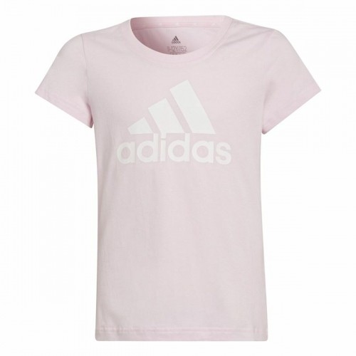 Krekls ar Īsām Piedurknēm Bērniem Adidas Rozā image 1