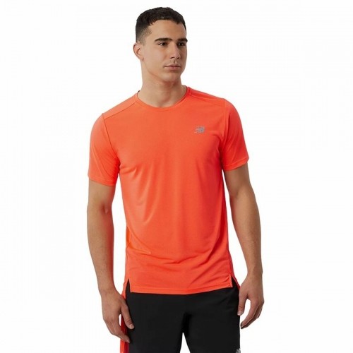 Vīriešu Krekls ar Īsām Piedurknēm New Balance Accelerate Oranžs image 1