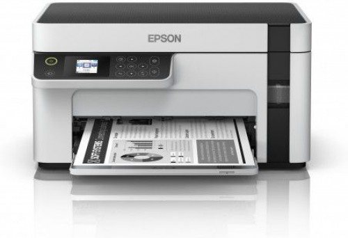 EPSON  
         
       Multifunction compact printer EcoTank M2120 Mono, Inkjet, A4, Wi-Fi, White image 1