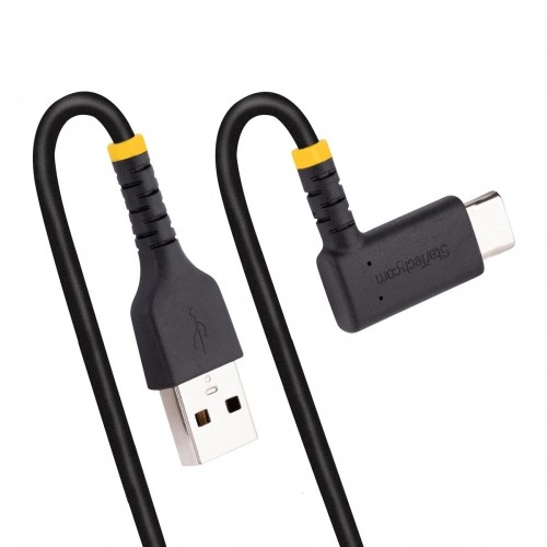 USB A uz USB C Kabelis Startech R2ACR-15C Melns image 1
