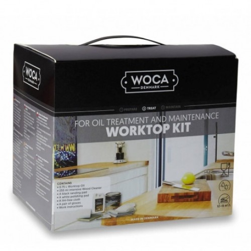 Woca Maintenance Box, Worktop Kit Natural image 1