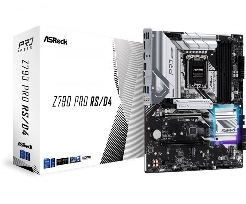 Asrock Motherboard Z790 PRO RS/D4 s1700 4DDR4 HDMI M.2 ATX image 1