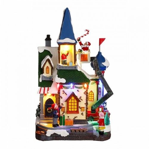 Bigbuy Christmas Новогоднее украшение Свет сцена дом (20,5 x 14,5 x 34 cm) image 1