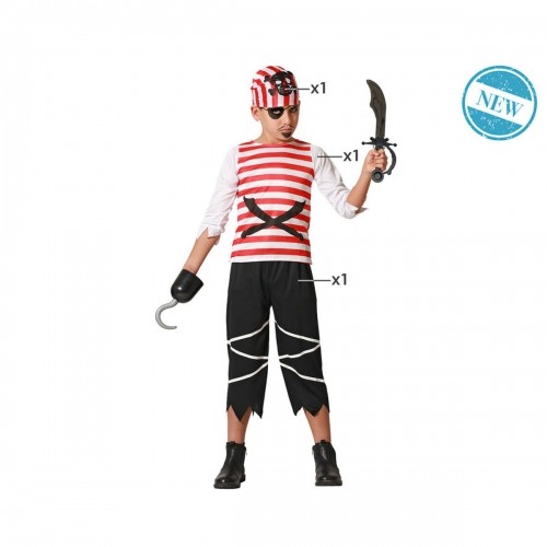 Bigbuy Carnival Маскарадные костюмы для детей Пират 7-9 Years image 1