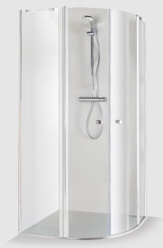 Brasta Glass Dušas kabīne SONATA 90x90 Tonēts pelēks vai brūns image 1