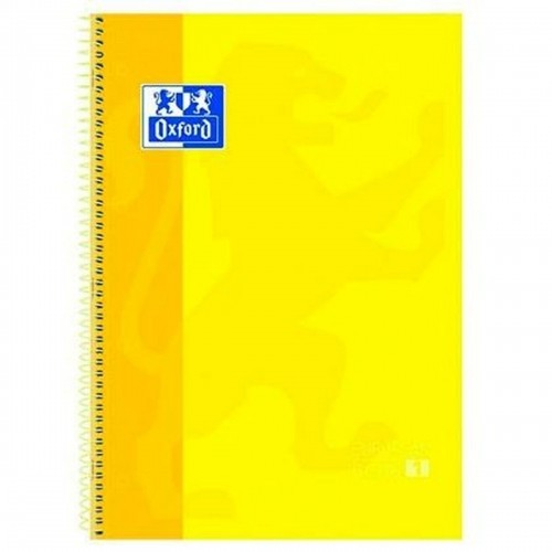 Piezīmju klade Oxford European Book Dzeltens A4 5 gb. image 1