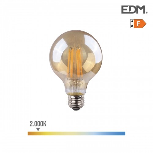 Светодиодная лампочка EDM 8 W E27 F 720 Lm (2000 K) image 1