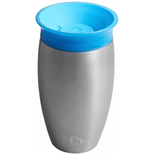 MUNCHKIN stainless steel sippy Cup, blue, Miracle 360, 12m+, 296ml, 01245001 image 1