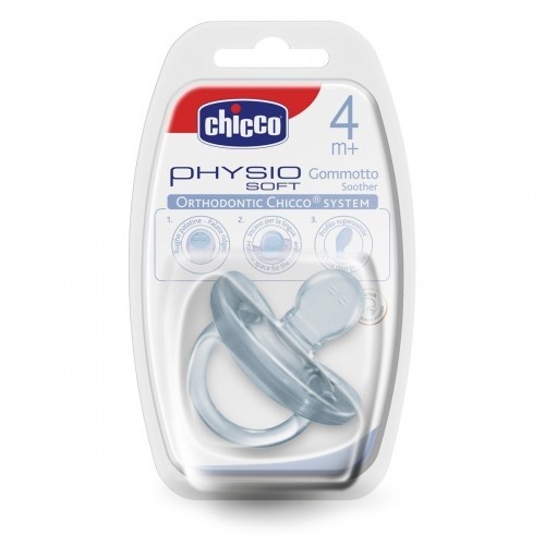 CHICCO PHYSIO SOFT silikona māneklis, 6m+ image 1