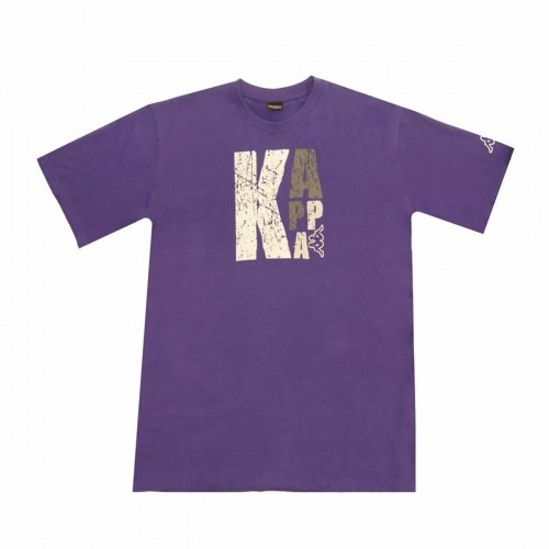 Футболка с коротким рукавом мужская Kappa Sportswear Logo Фиолетовый image 1